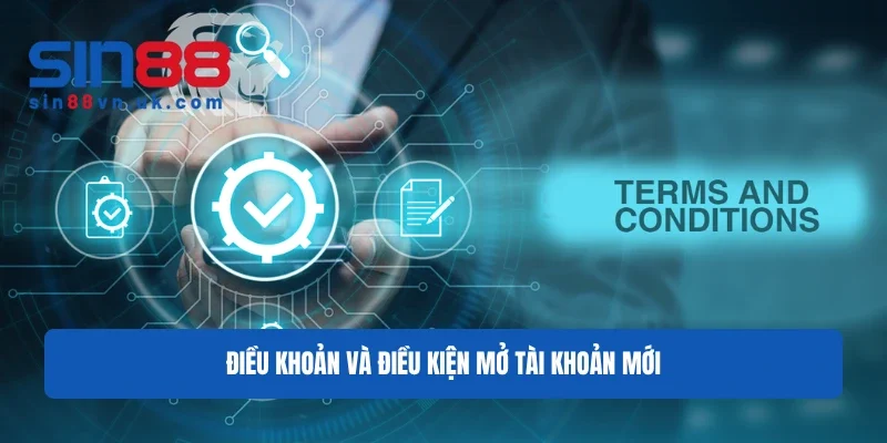 Điều khoản và điều kiện mở tài khoản mới