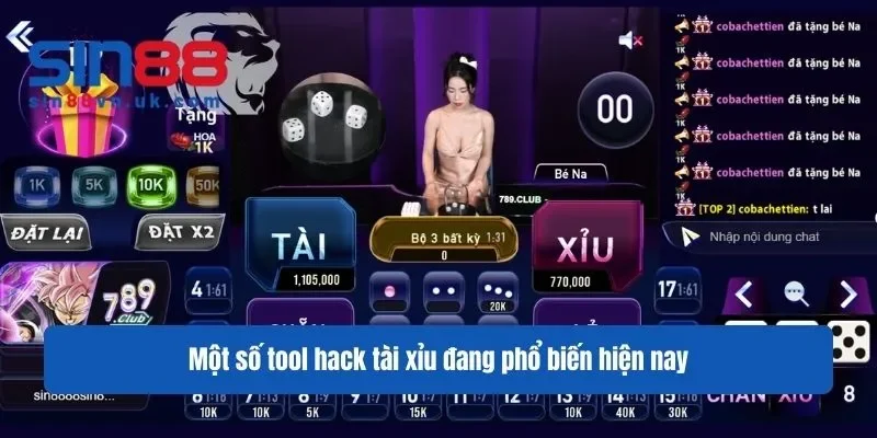 Một số tool hack tài xỉu đang phổ biến hiện nay